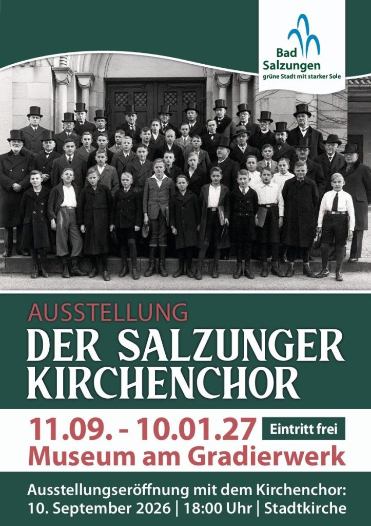 Plakat Ausstellung Salzunger Kirchenchor